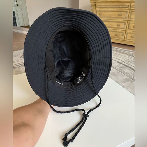 NEW Adidas Aeroready Bucket Hat UPF 50 Black  OS adj. Strap Unisex - Picture 6 of 8